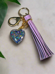 Mocs N More - Brilliant Heart Keychains or Purse Tassels