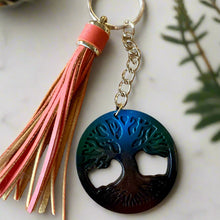 Load image into Gallery viewer, NEW Mocs N More - Tree of Life Keychain or Purse Tassel