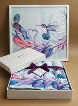 Load image into Gallery viewer, Tea Towels- Hummingbird Feathers