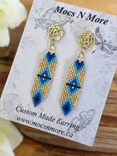 Load image into Gallery viewer, Mocs N More Hand Beaded Earrings - Flower Child