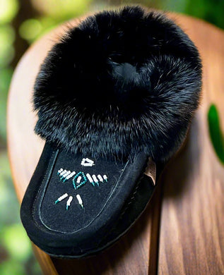 Ladies Moccasins - Laurentian Chief Moccasins Black