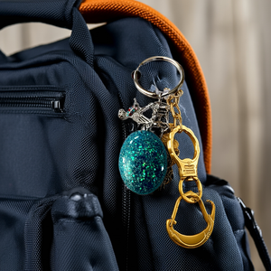 Mocs N More - Hummingbird Turquoise Keychain