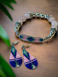 Beaded Earrings & Bracelet Sets - Elegant