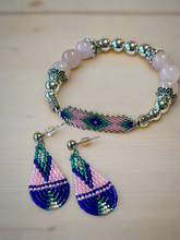 Load image into Gallery viewer, Beaded Earrings &amp; Bracelet Sets - Elegant