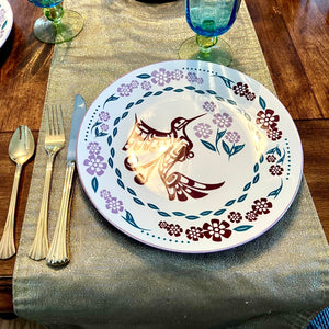 Dinner Plates - Hummingbird