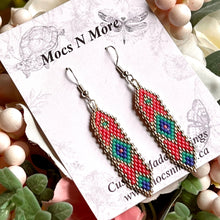 Load image into Gallery viewer, Mocs N More Hand Beaded Earrings - Morning Dew