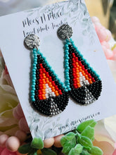 Load image into Gallery viewer, Mocs N More Earrings - Fire Dangle