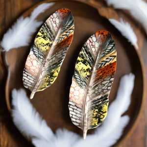 Feather Tray - Tribal Feather