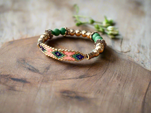 Load image into Gallery viewer, Mocs N More Beaded Bracelets - Beaded Turquoise