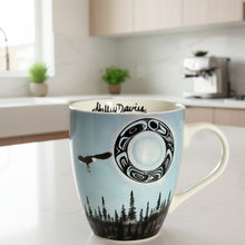 Load image into Gallery viewer, Mug with artistic design and 'Shelly Davies' signature on a neutral background