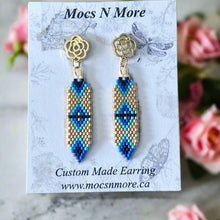 Load image into Gallery viewer, Mocs N More Hand Beaded Earrings - Flower Child