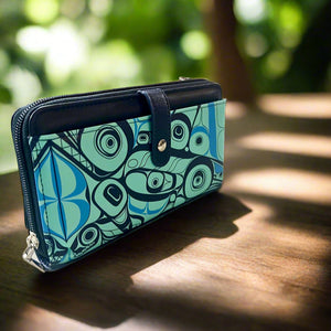 Smartphone Cross Body Bag - Orca Song