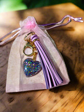 Load image into Gallery viewer, Mocs N More - Brilliant Heart Keychains or Purse Tassels