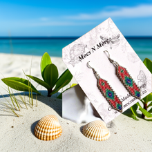 Load image into Gallery viewer, Mocs N More Hand Beaded Earrings - Morning Dew