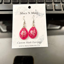 Load image into Gallery viewer, Mocs N More Earrings - Sparkling Fushia