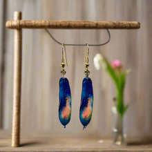 Load image into Gallery viewer, NEW Mocs N More Earrings -Tribal Feathers Northern Sky