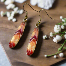 Load image into Gallery viewer, NEW Mocs N More Earrings -Tribal Feathers Joyful Heart