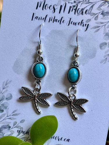 Mocs N More Earrings - Beautiful Dragonfly