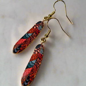 NEW Mocs N More Earrings -Tribal Feathers