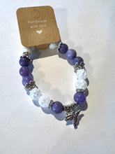 Load image into Gallery viewer, Mocs N More Totem Bracelets - Purple Aqua Marine