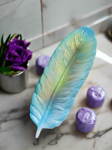 Feather Tray - Rainbow Colors