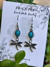 Load image into Gallery viewer, Mocs N More Earrings - Beautiful Dragonfly