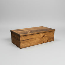 Load image into Gallery viewer, Mocs N More Art Boxes - Men&#39;s Trinket Box Dark Stain