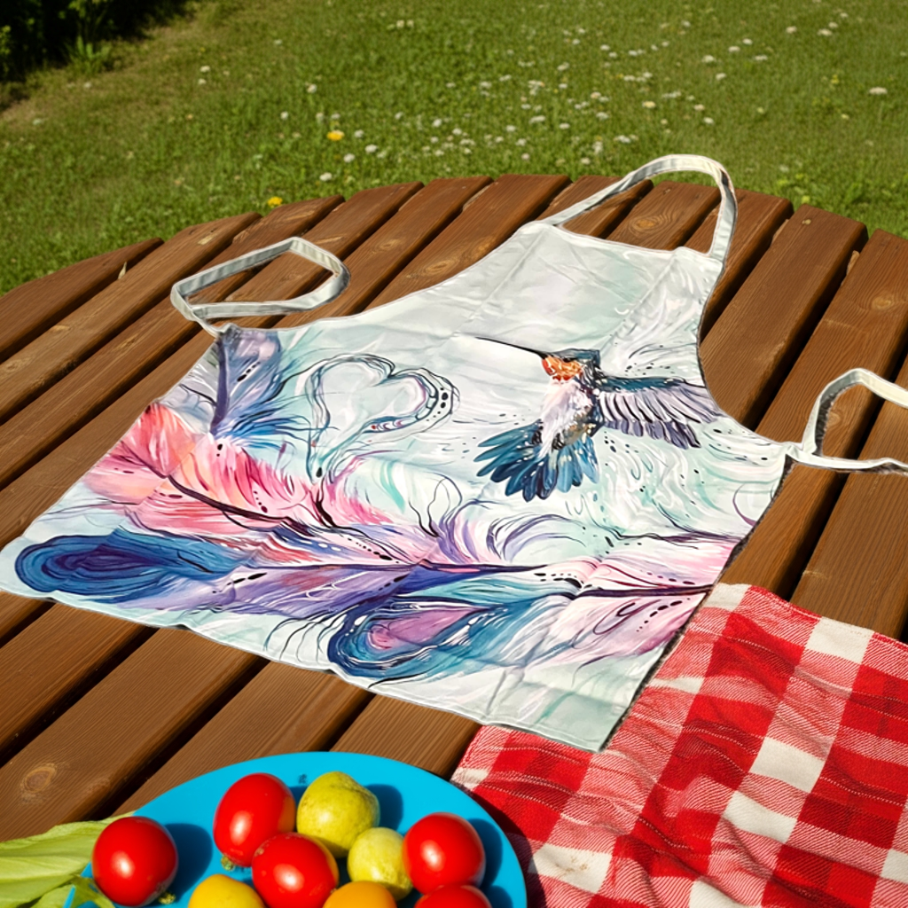 Aprons - Hummingbird Feathers