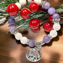 Load image into Gallery viewer, Mocs N More Totem Bracelets - Purple Aqua Marine Wolf