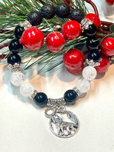 Load image into Gallery viewer, Mocs N More Totem Bracelets - Black Onyx Wolf