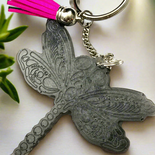 Mocs N More - Dragonfly Keychain & Purse Tassels