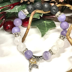 Mocs N More Totem Bracelets - Purple Aqua Marine