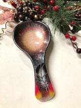 Load image into Gallery viewer, Spoon Rest - Feather in Fire Colors