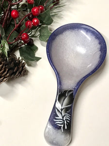 Violet &  Pearl Feather Spoon Rests