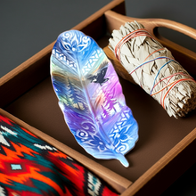 Load image into Gallery viewer, Feather Tray - Shadow of the Eagle