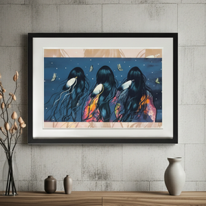 Three Sisters Poster by Jackie Traverse | Indigenous Art | Mocs n More