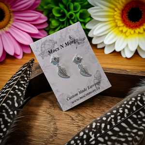 NEW Mocs N More Earrings - Sun Feather