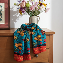 Load image into Gallery viewer, Eco Scarf - Prairie Beadwork