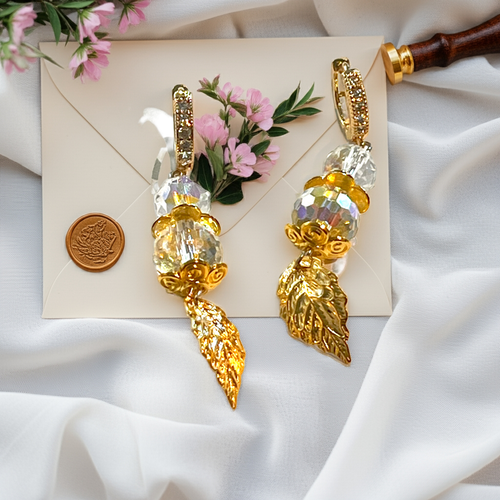Mocs N More Earrings - Golden Leaf Earrings