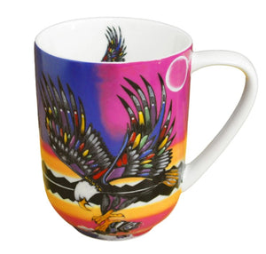 10 Oz - Porcelain Mug - Eagle