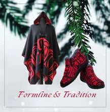 Load image into Gallery viewer, Hooded Fashion Wrap - Formline