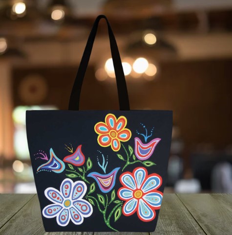 Tote Bags - Happy Flower