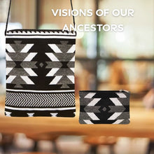 Load image into Gallery viewer, Cross Body Zipper Pouch - Visions of Our Ancestors
