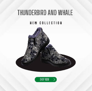 Thunderbird & Whale Slip Ons (Shoes)