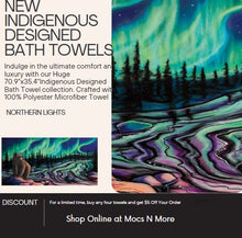 Load image into Gallery viewer, Bath Towels - Sky Dance Northern Light