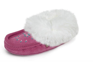 Ladies Moccasins -Laurentian Chief Moccasins Fuchsia