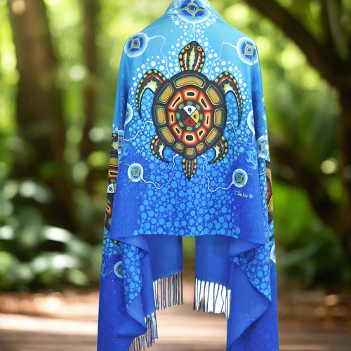 Eco Shawls - Medicine Turtle
