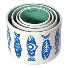 Load image into Gallery viewer, Measuring Cup Set – Salmon in the Wild by Simone Diamond