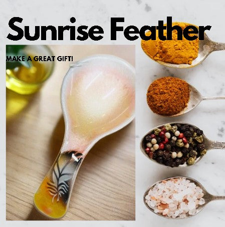 Spoon Rests - Sunrise Feather