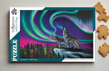 Load image into Gallery viewer, Art Puzzles Available - Sky Dance Wolf Song